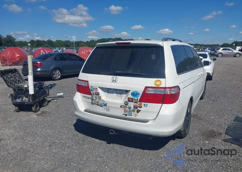2007 Honda Odyssey Ex-L from USA, damaged, VIN 5FNRL38707B440118